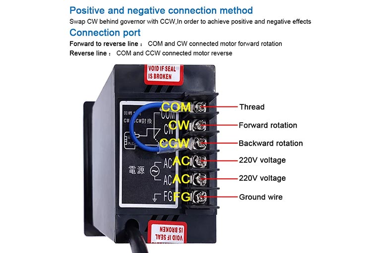 Regulator brzine AC motora US-52-B 220V 400W