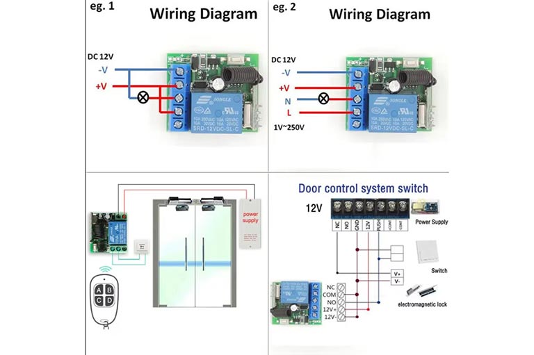 Bežični RF prijemni modul 433MHz DIY DC 12V do 1000m