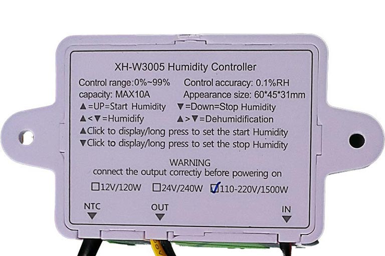 Higrostat DM W3005 – Regulator vlažnosti zraka 0–99%