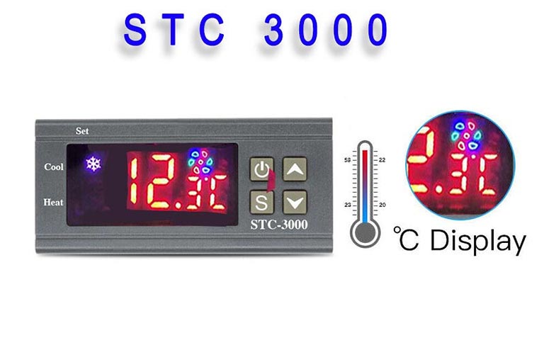 Termostat STC-3000 (grijanje + hlađenje)
