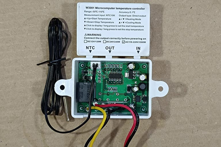Termostat DM W3001 220V sa NTC 10K vodootpornom sondom