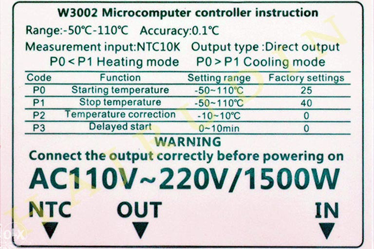 Termostat DM W-3002 220V – Nadograđeni W3001 sa kašnjenjem i kalibracijom
