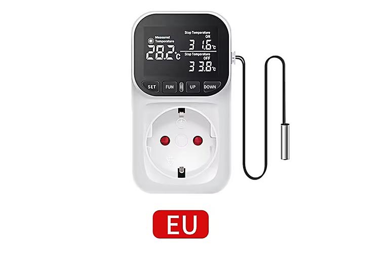 Digitalni termostat sa tajmerom EU utikač 230V