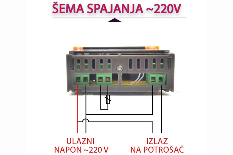 Podešavanje termostata ZFX7016K